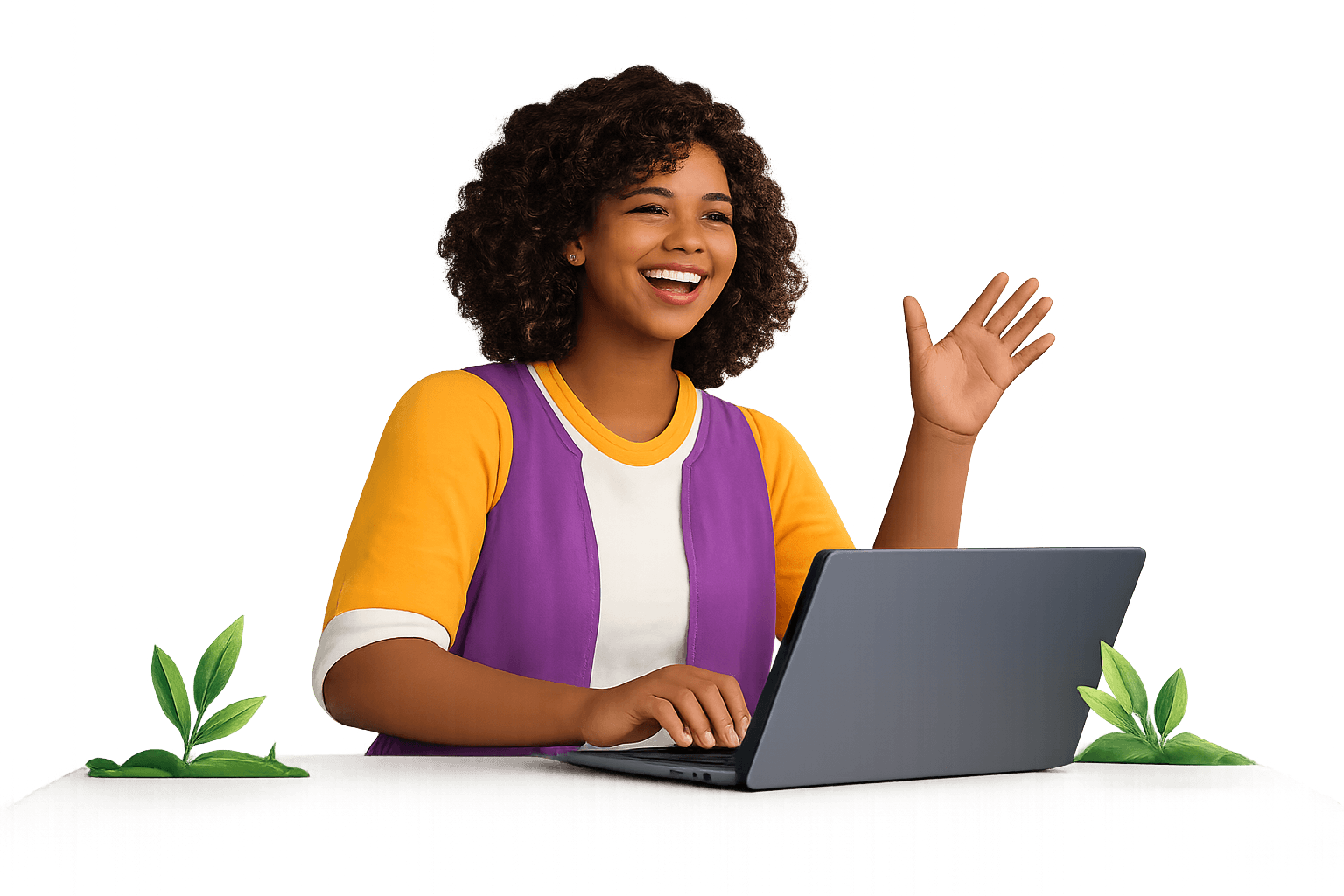 Traveler connecting online with a Roamjoy eSIM